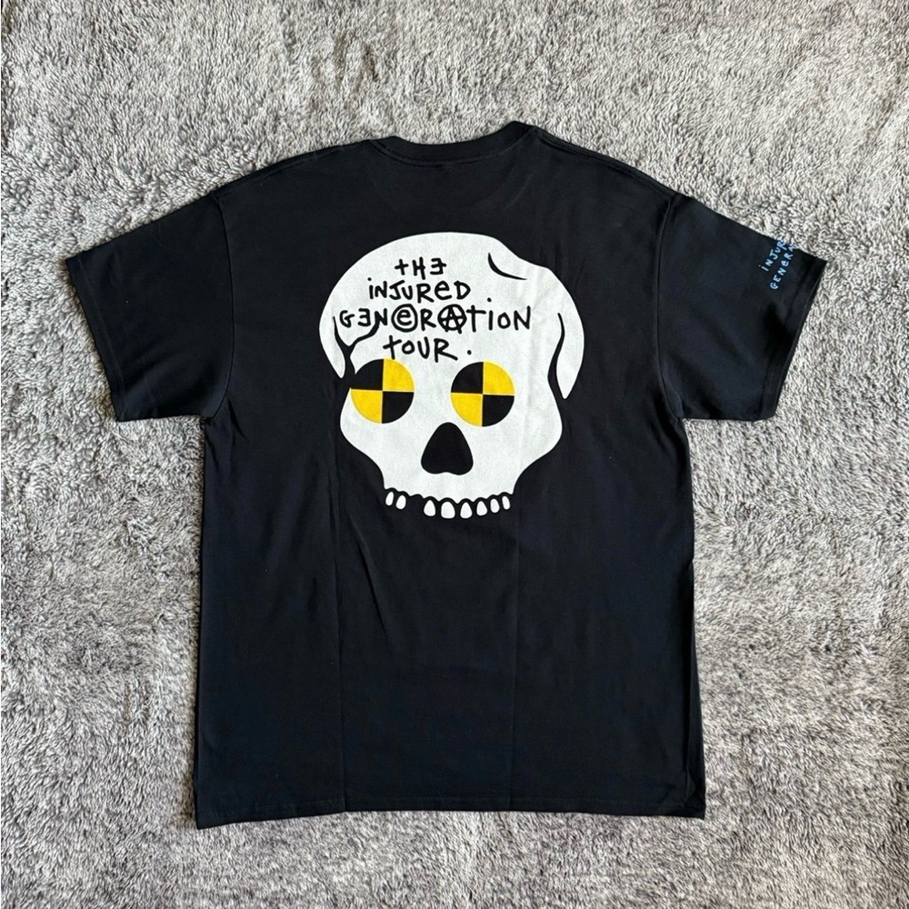 Men’s Graphic Tee, Injured Generation Tour T-Shirt, A$AP Rocky, AWGE